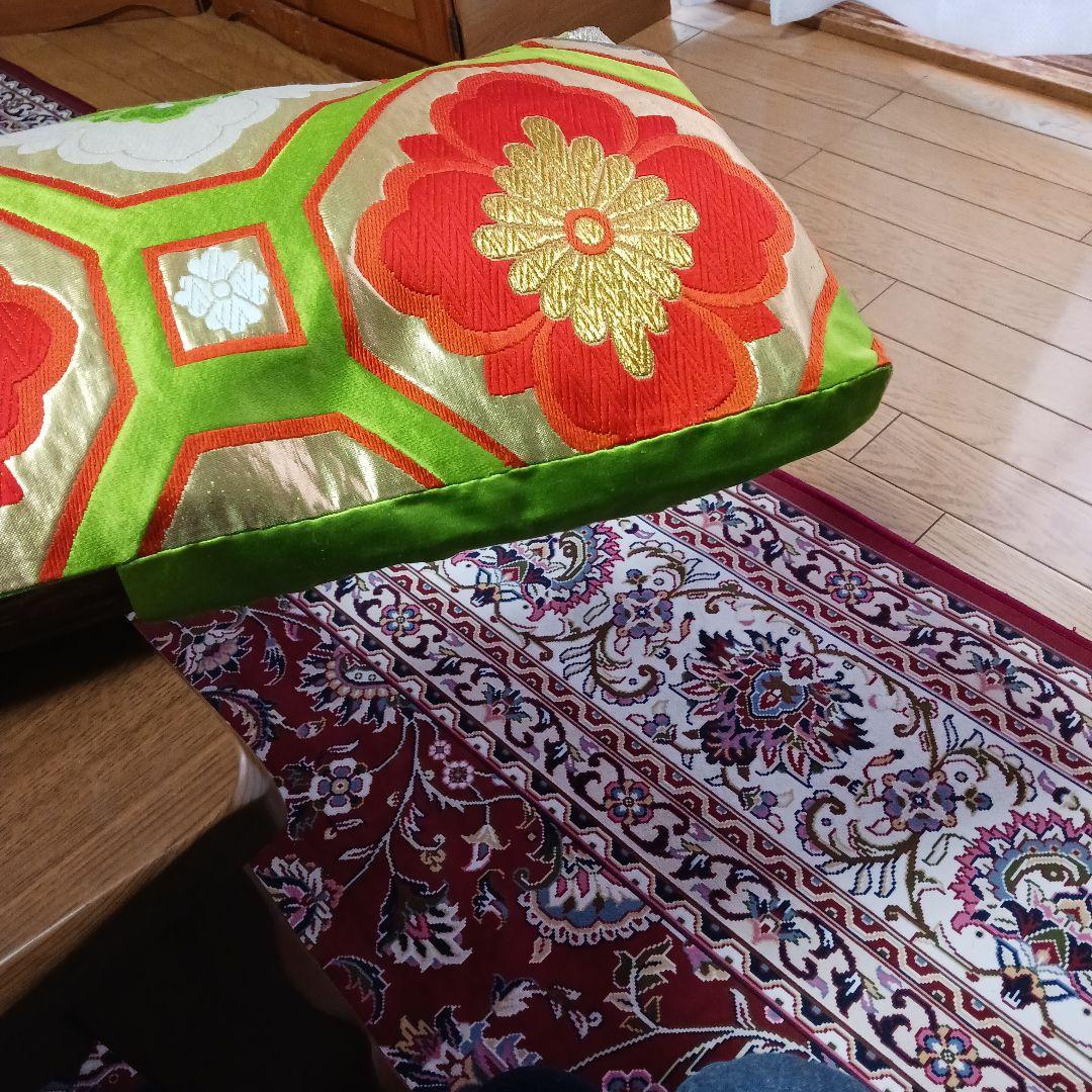 お琴カバー(袋帯リメイク)