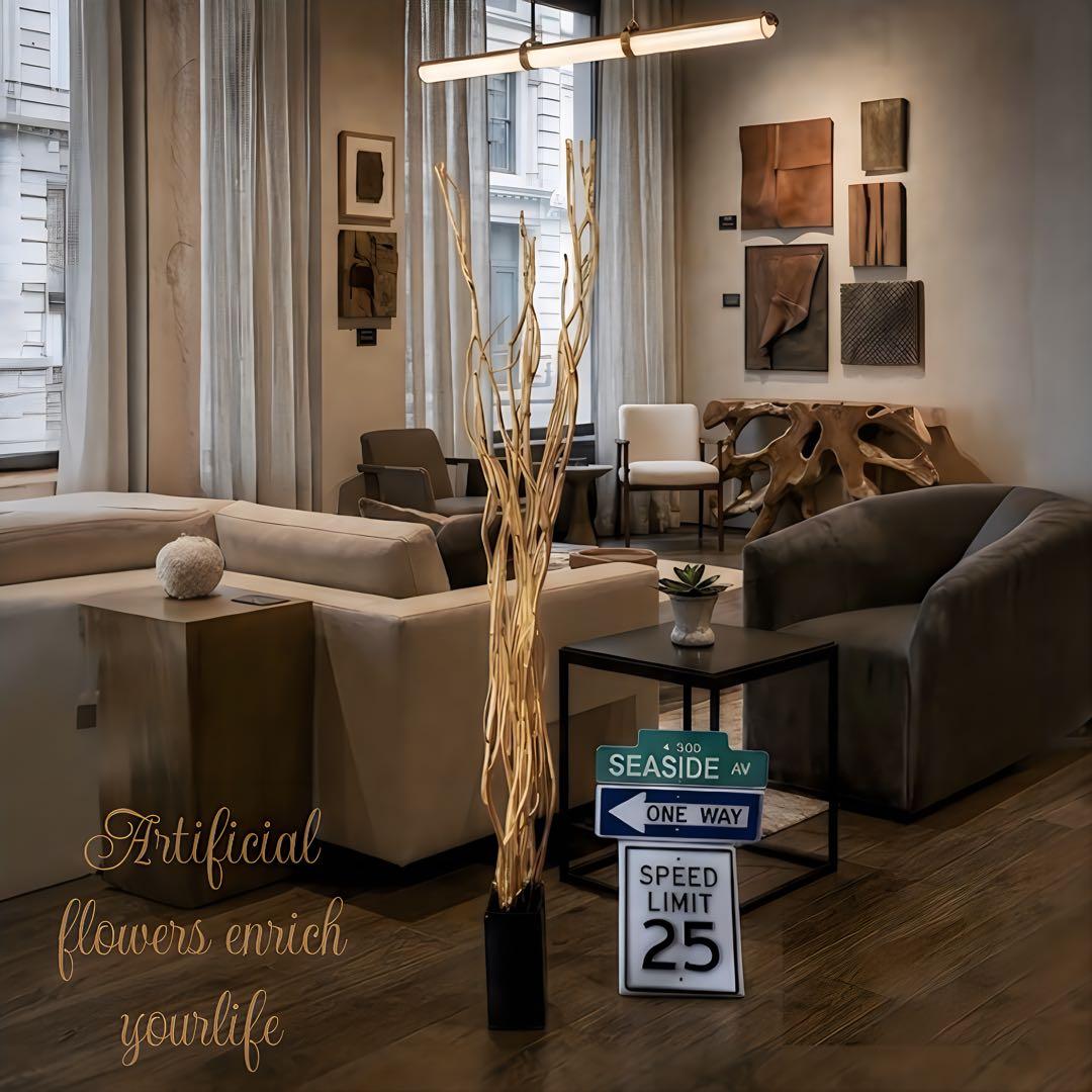 光触媒　人工観葉植物　ウォールグリーン　フェイクグリーン　ゴールドブランチb