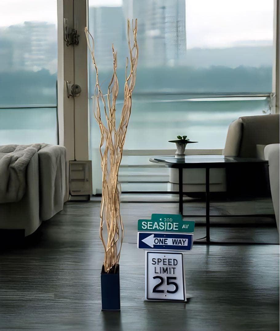 光触媒　人工観葉植物　ウォールグリーン　フェイクグリーン　ゴールドブランチb