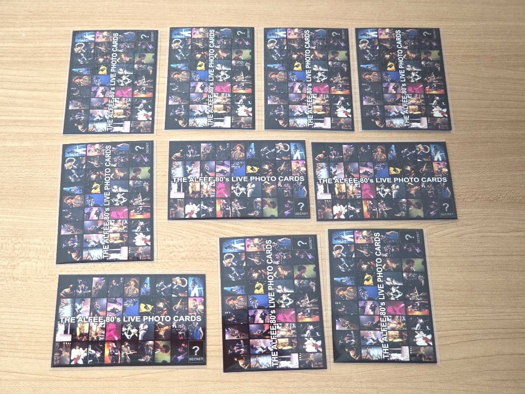 THE ALFEE 35th 2009 CONFIDENCE トレカ 10枚 ②