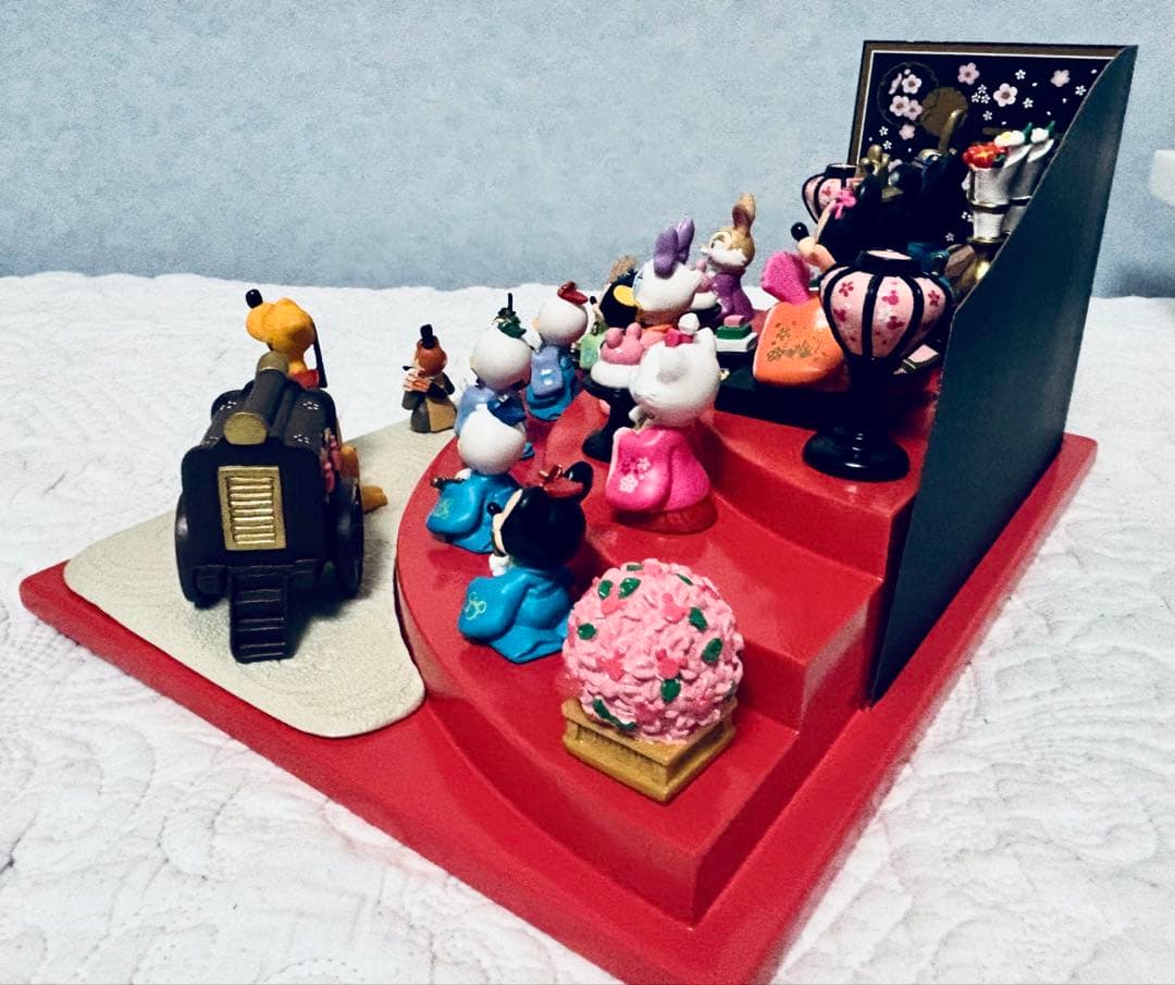 ミッキーたちのひな祭り雛人形セット