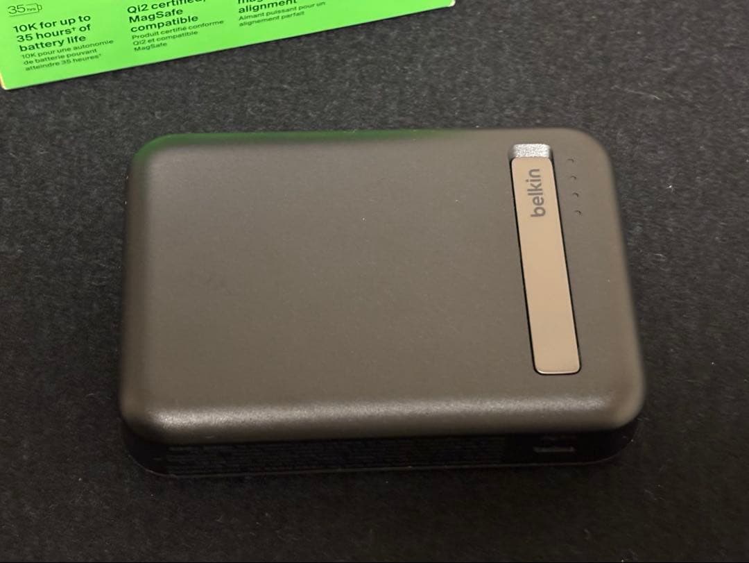 Belkin Qi2対応 ワイヤレスモバイルバッテリー 10000mAh