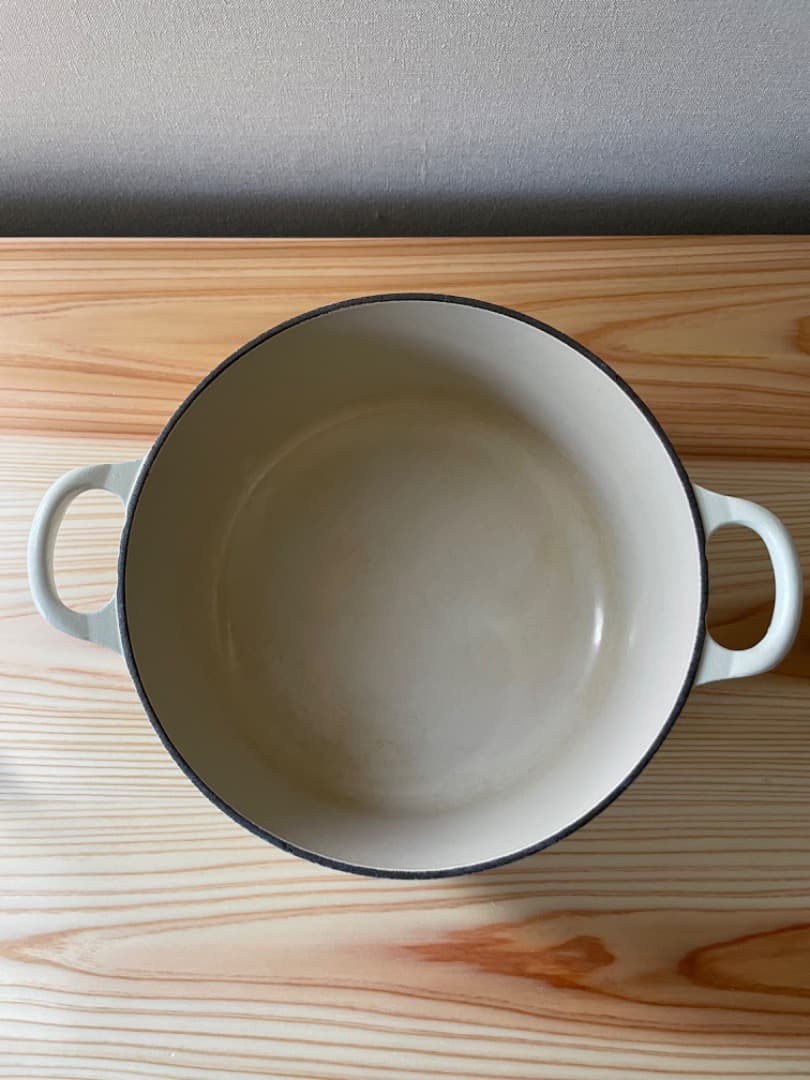 LE CREUSET　ル・クルーゼ　希少　限定色　22　白　ココット　ロンド