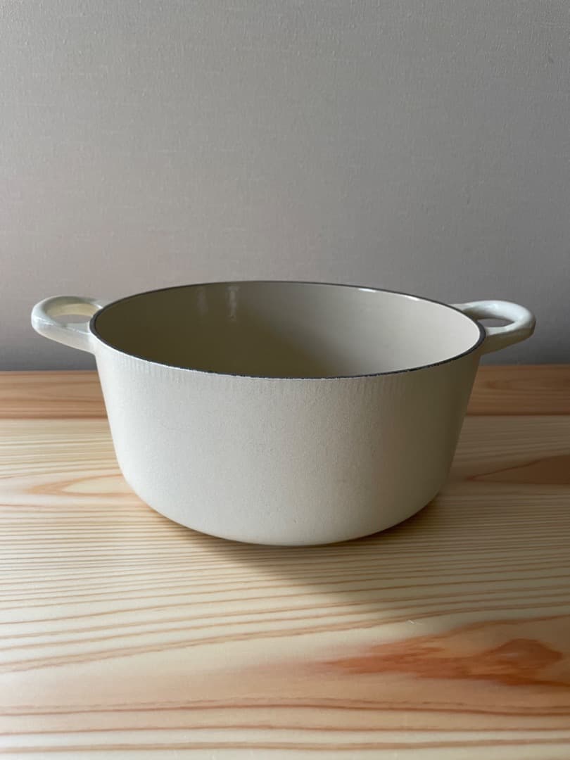 LE CREUSET　ル・クルーゼ　希少　限定色　22　白　ココット　ロンド