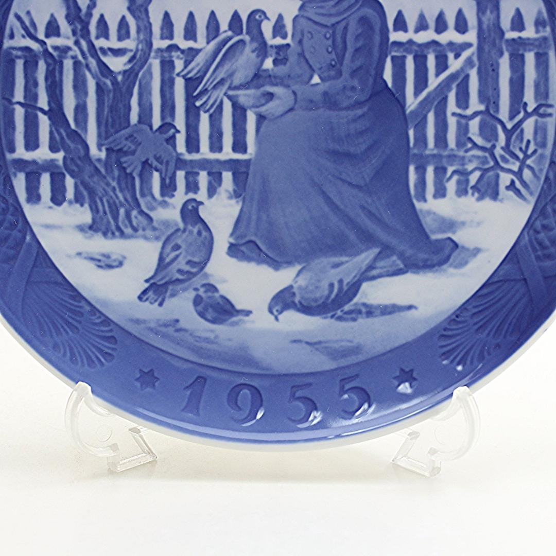 1955年 「ファーネ島の少女」　イヤープレート　ロイヤルコペンハーゲン　北欧