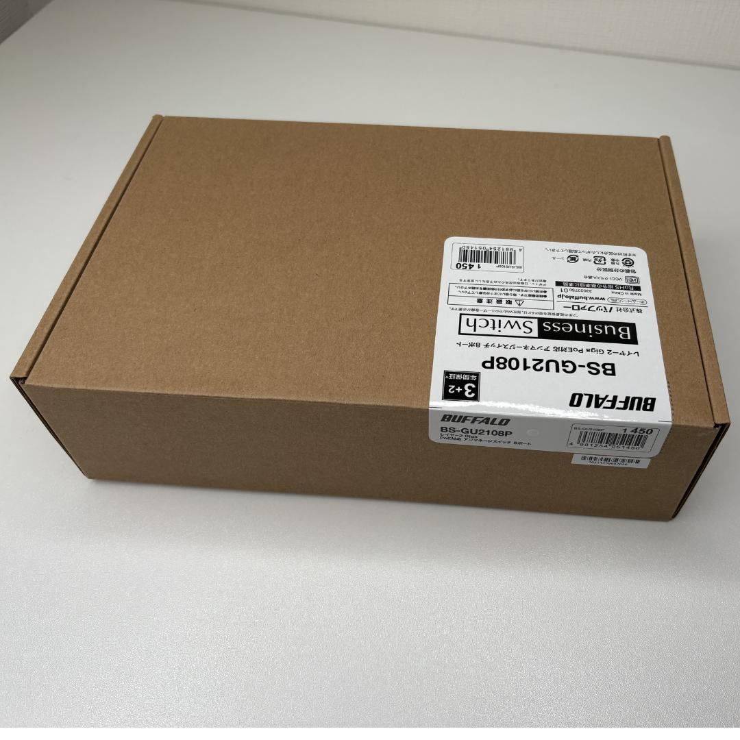 新品未開封 BUFFALO BS-GU2108P PoE対応 8ポート