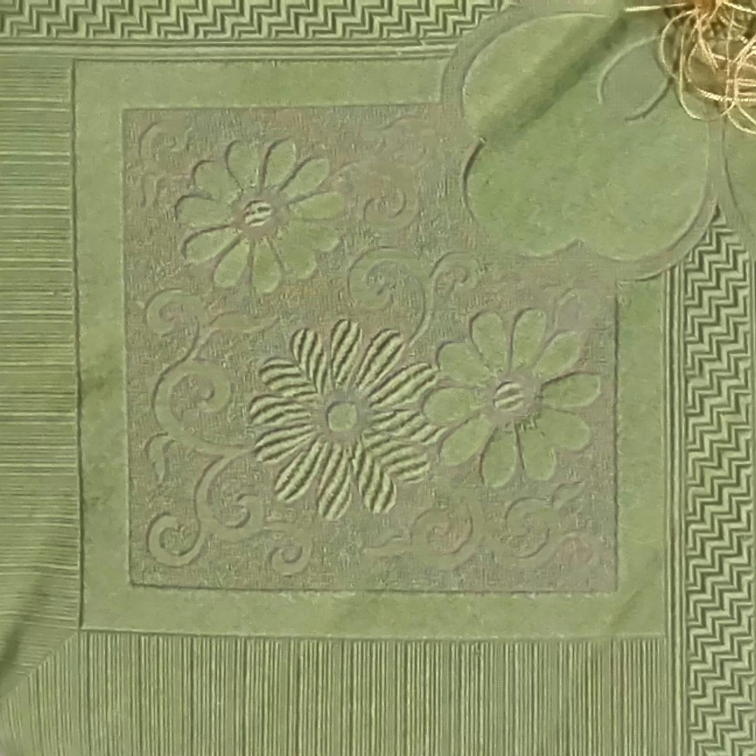 銘仙判(55×59cm) 座布団5枚組 グリーン