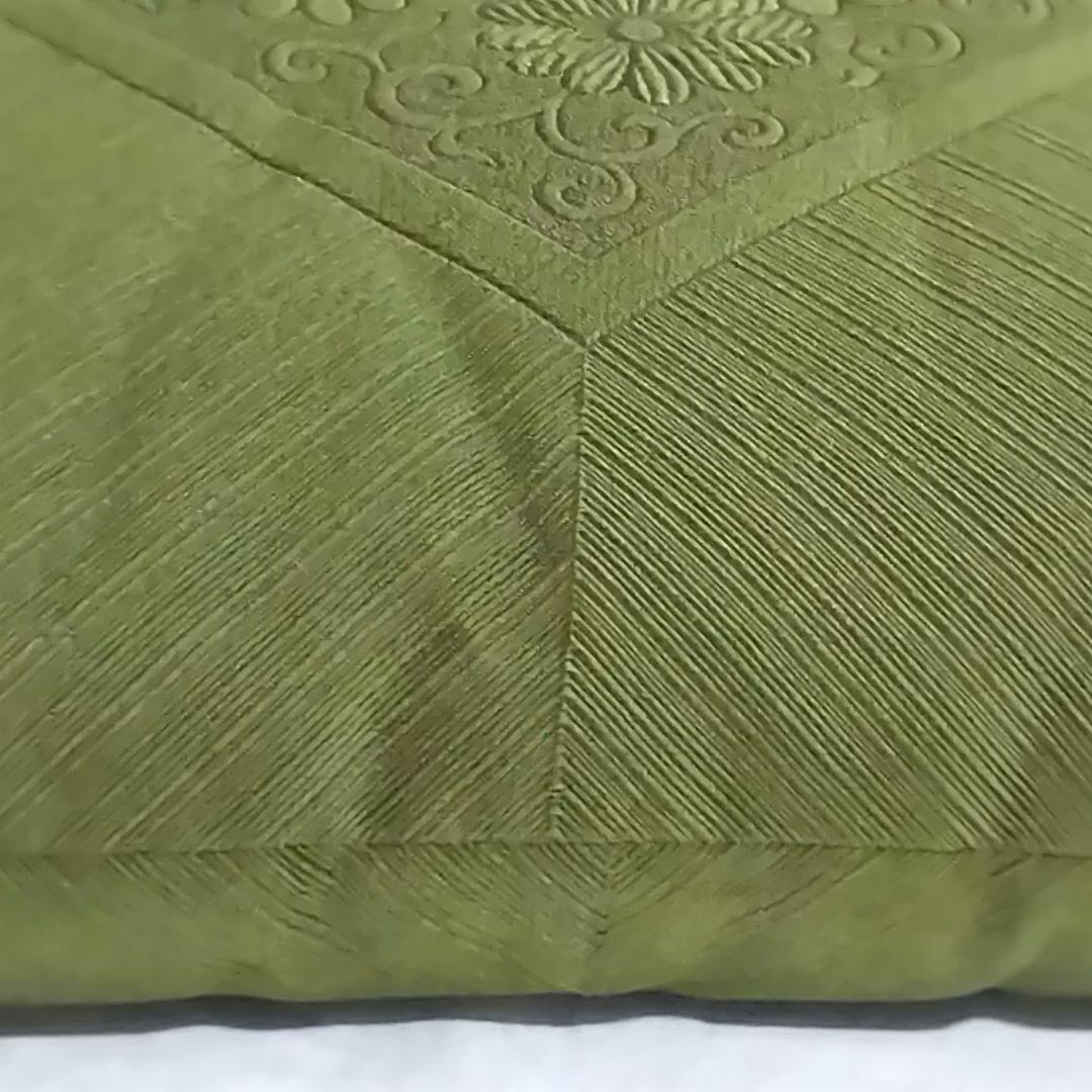 銘仙判(55×59cm) 座布団5枚組 グリーン