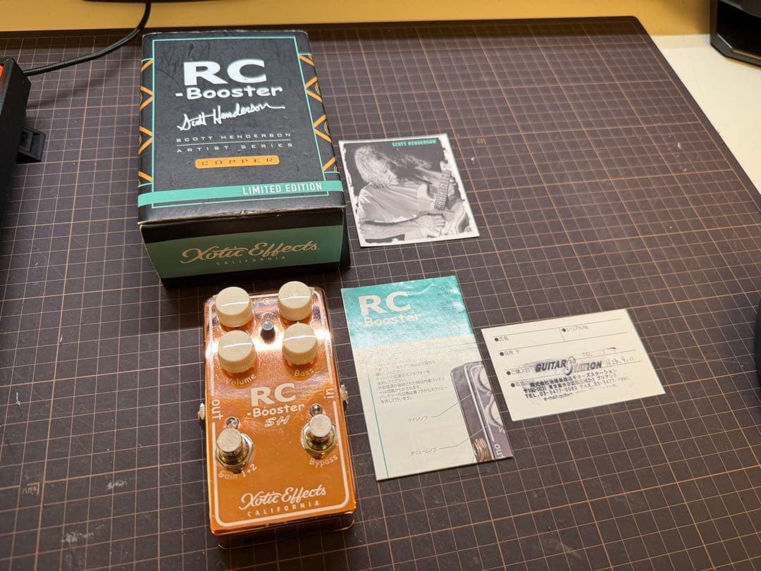 Xotic RC BOOSTER SH ブースター スコットヘンダーソン