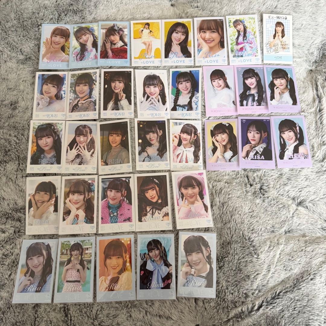 イコラブ 音嶋莉沙 ミニフォトカード 53枚 コンプ まとめ売り