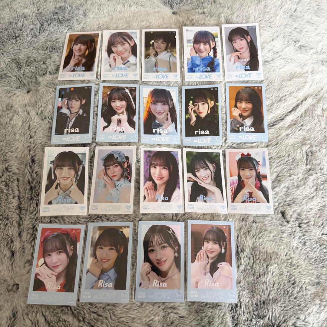 イコラブ 音嶋莉沙 ミニフォトカード 53枚 コンプ まとめ売り