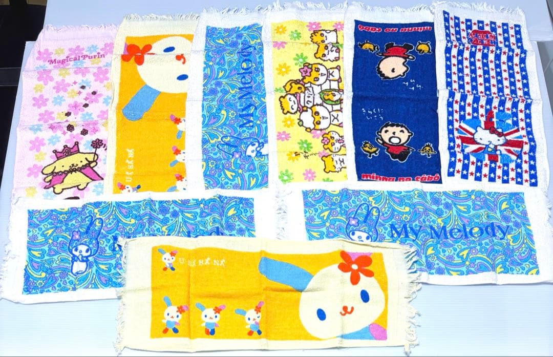 サンリオキャラクターズ　タオル　非売品　平成レトロ　　サンリオ　レア　ふきん
