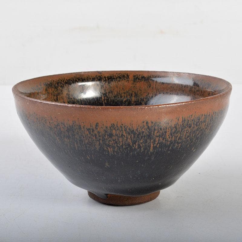 中国　南宋　建窯　兎毫盞　禾目天目茶碗　M　R4465