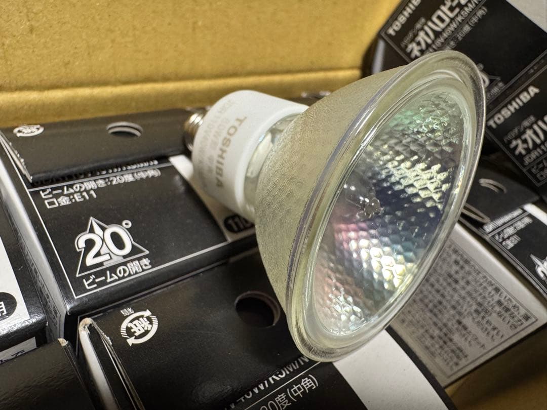 新品　東芝　ネオハロビーム　60W形110V用　10個　口金E11