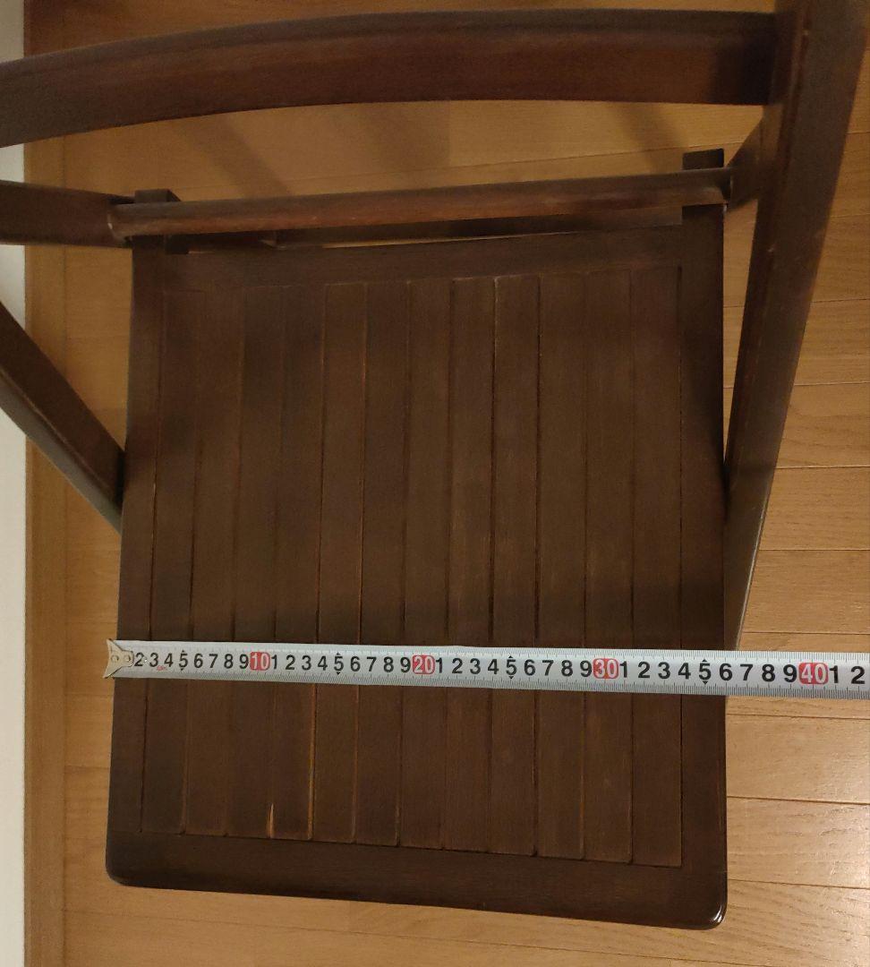 木製 無垢材 フォールディングチェア 80s 90s ヴィンテージ 2脚セット