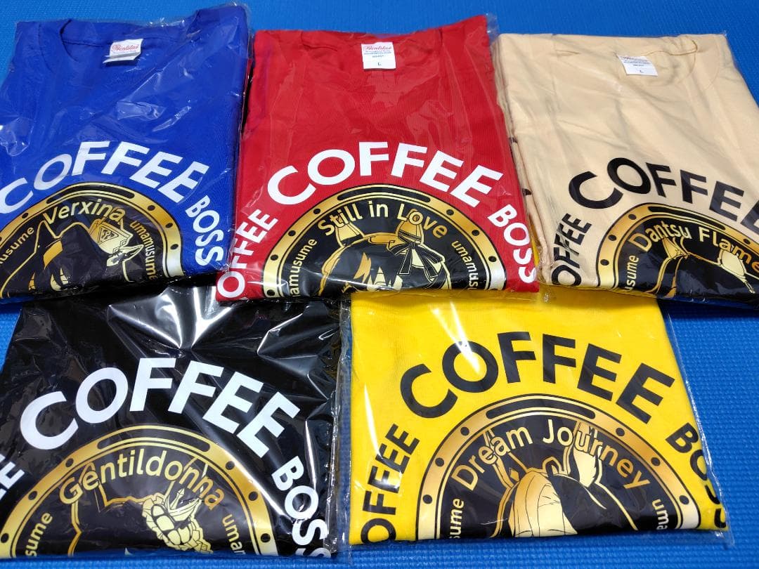 ウマ娘✕ BOSS Tシャツ 5色セット　サイズL