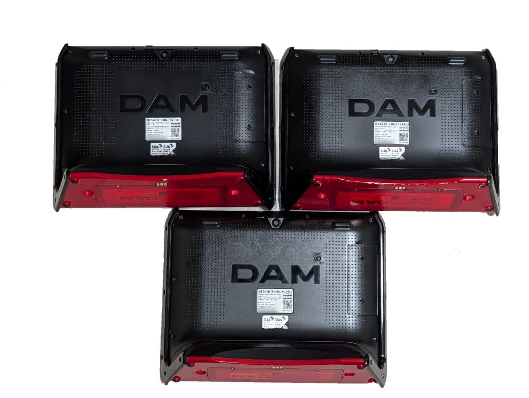 カラオケDAMリモコン SmartDAM AiR TM30R 3台 充電器セット