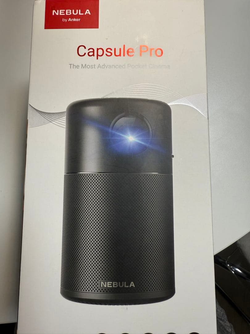 美品/NEBULA Capsule Pro ブラック/プロジェクター箱付き