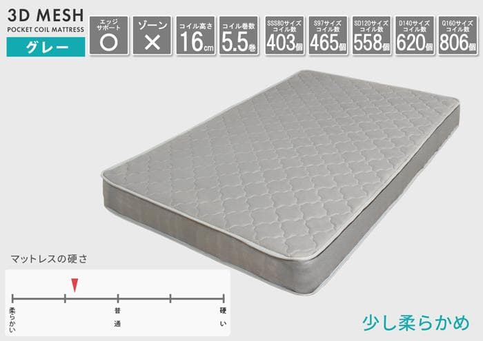【ホワイト　セミダブル　マットレス付】便利な宮付きフロアベッド　ローベッド
