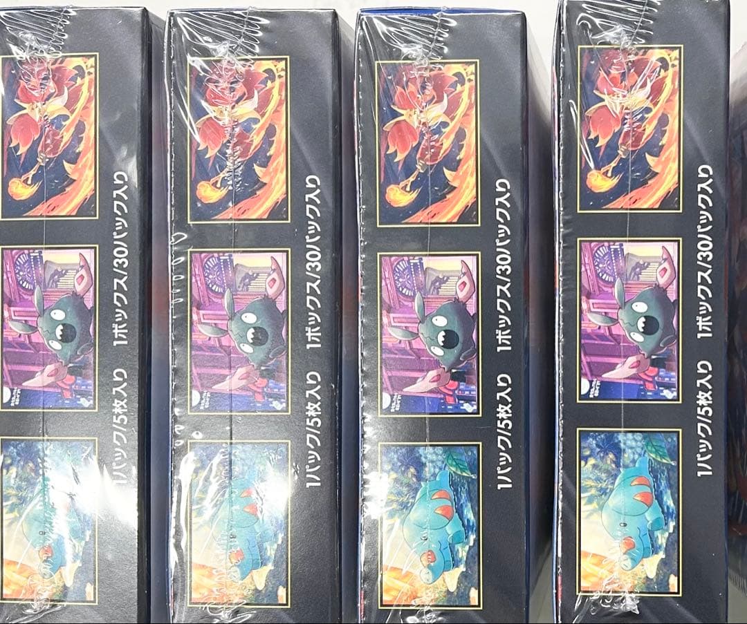 【新品未開封】シュリンク付　ポケモンカード　拡張パック　ニンジャスピナー4BOX