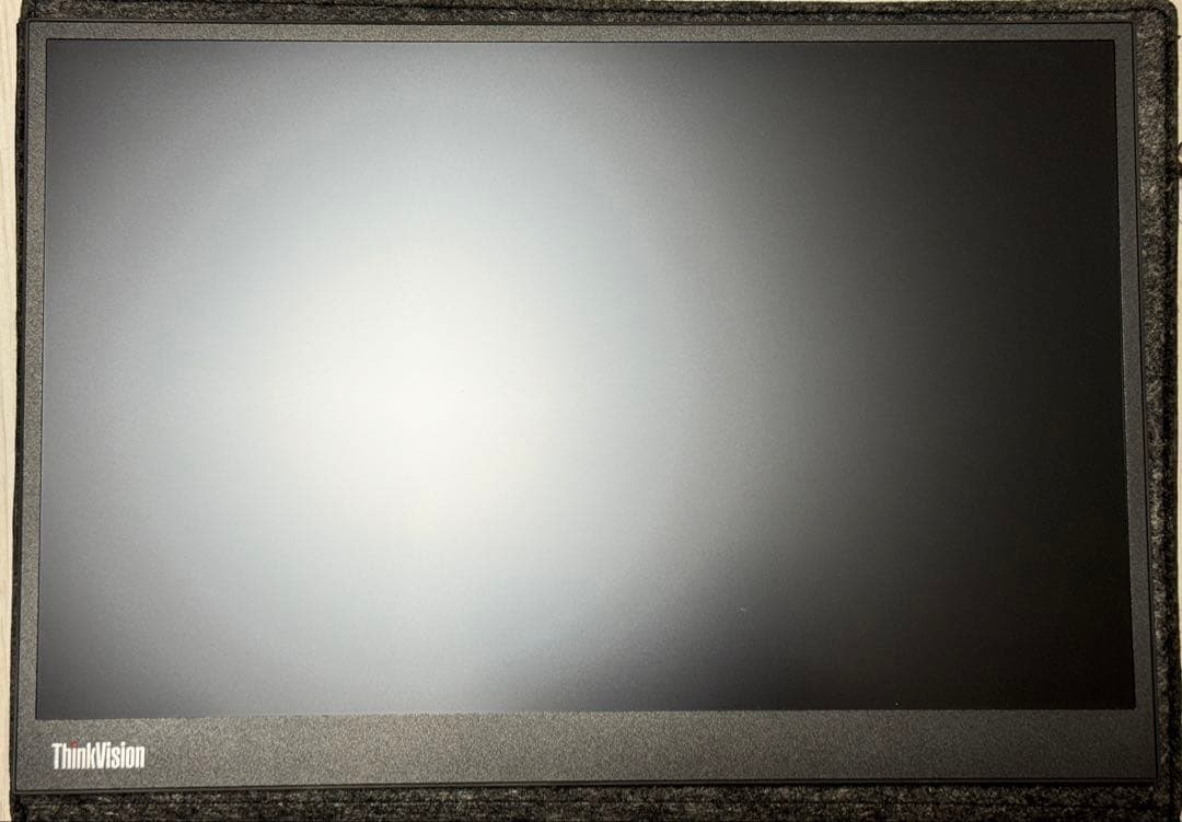 中古LenovoThinkvision M14d 保証27年７月まで付