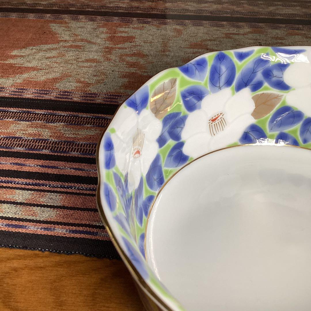 『未使用•一部金彩薄れ』　龍峰　大鉢