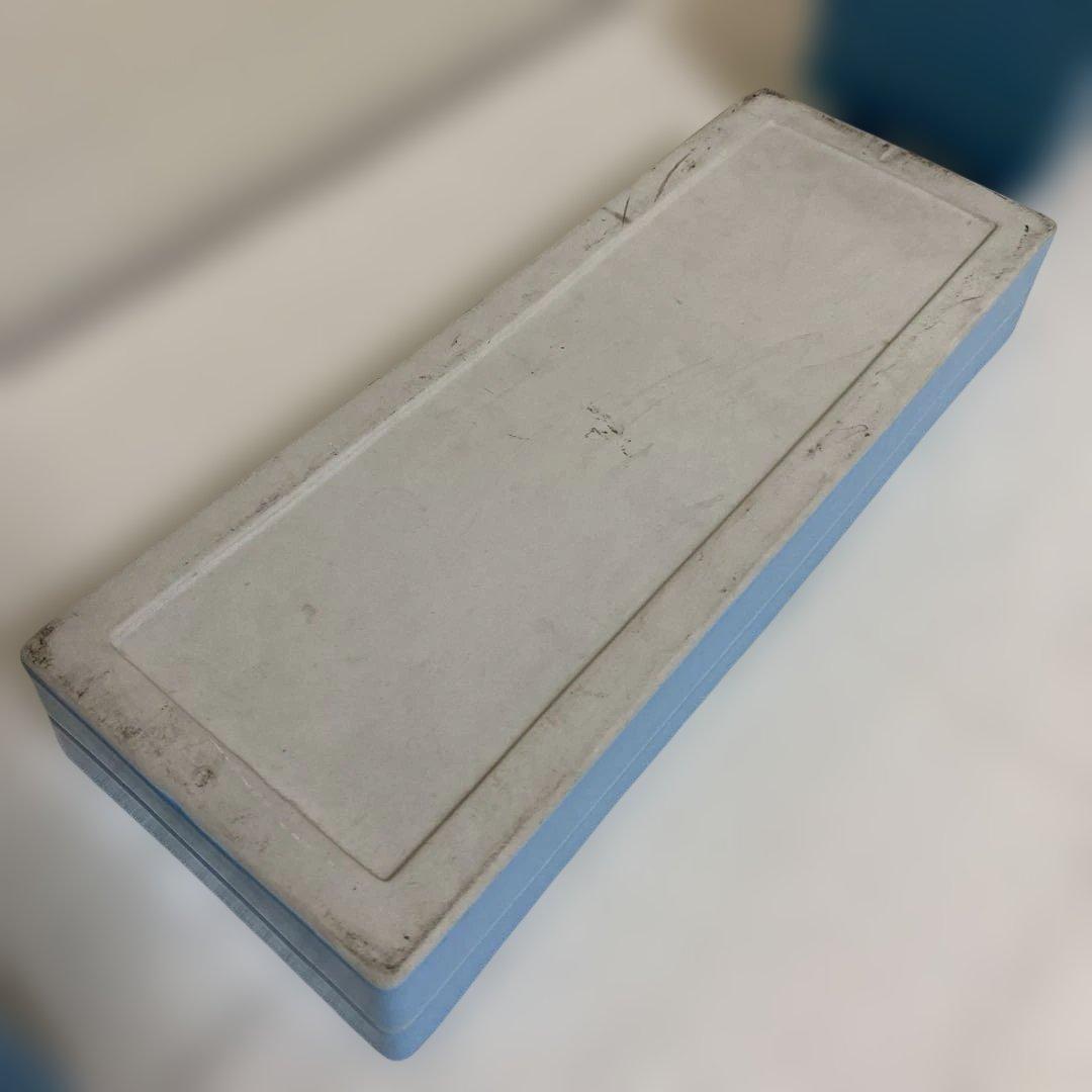 いけばな　青い陶器の花器3点セット