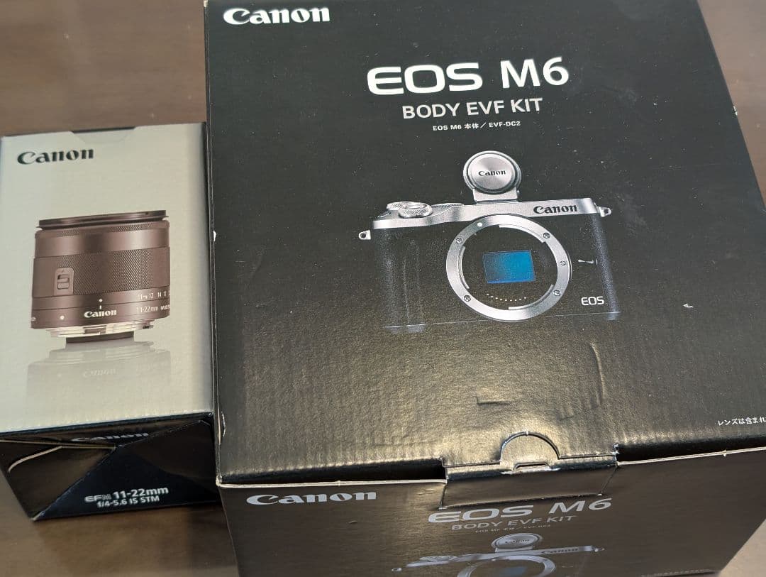 Canon EOS M6とEF-Mレンズ群のセット