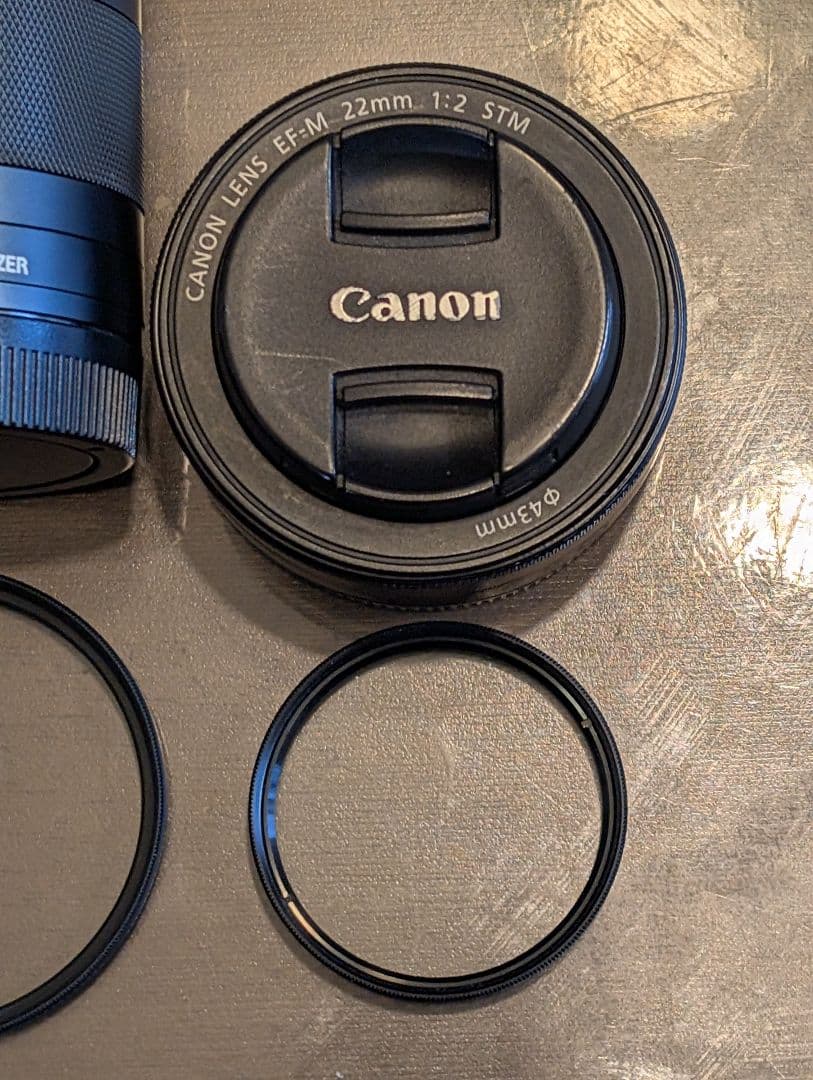 Canon EOS M6とEF-Mレンズ群のセット