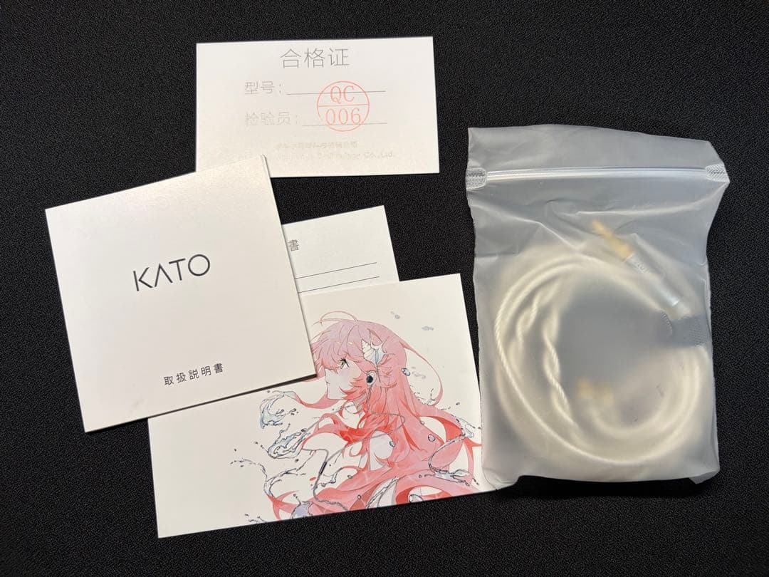 水月雨 Moondrop KATO ,秋月 ＋ プラグ＋ ドングル