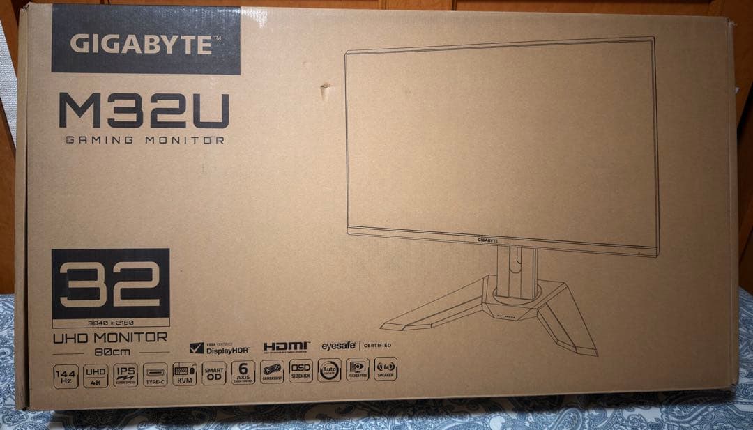 (値下げ中) Gigabyte M32U 31.5“ IPS 4K 144Hz