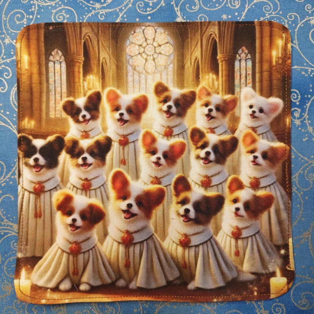 ゆか　ハンカチ　ワンコさん柄　18枚