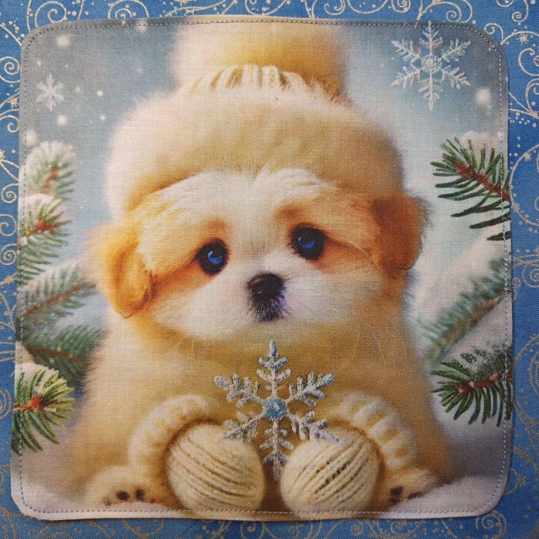 ゆか　ハンカチ　ワンコさん柄　18枚