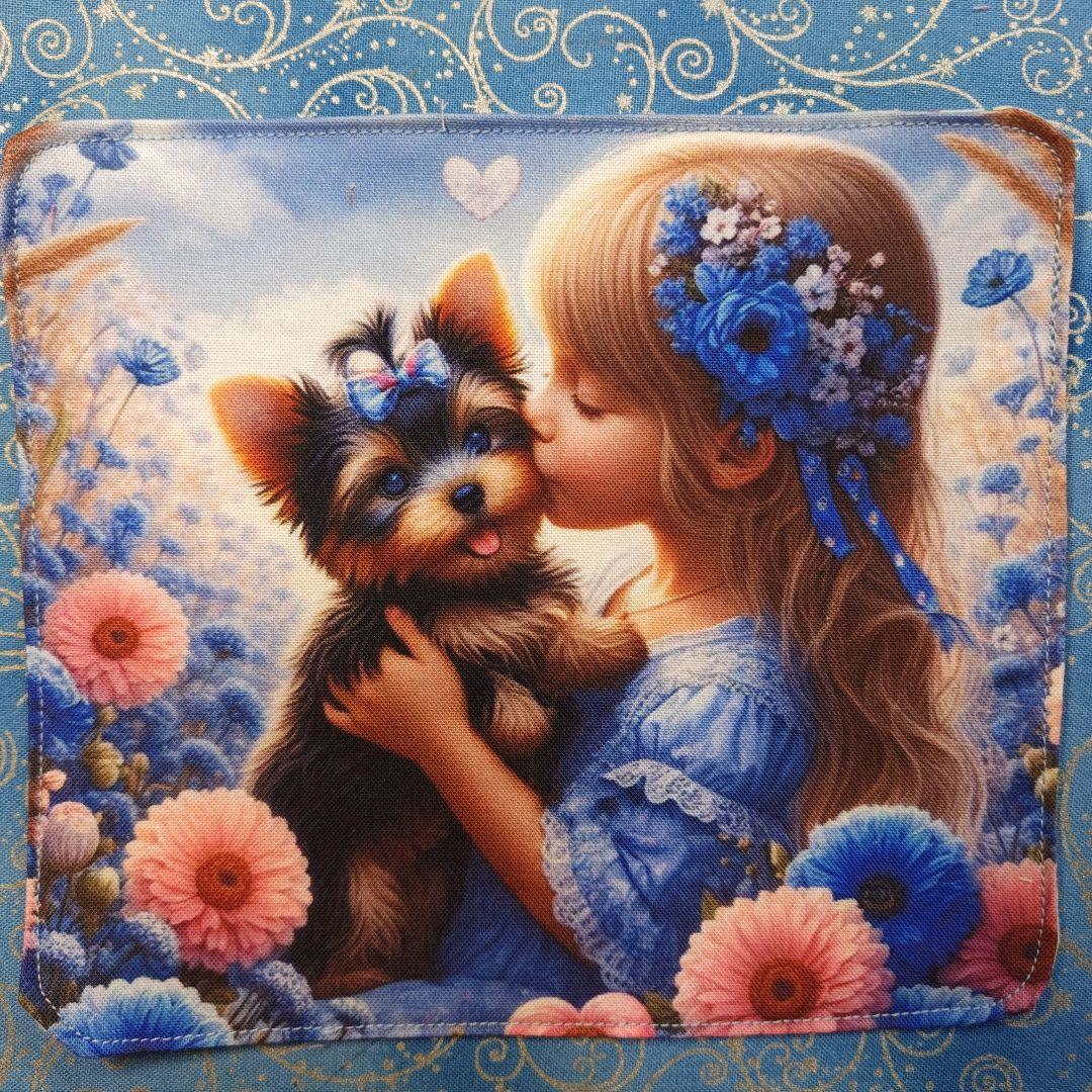 ゆか　ハンカチ　ワンコさん柄　18枚