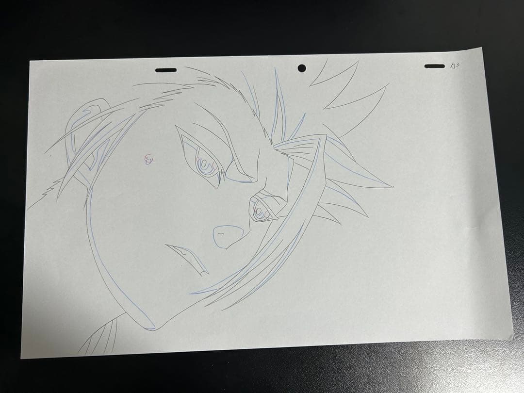 6枚セット 直筆 生原画 ブリーチ 日番谷冬獅郎