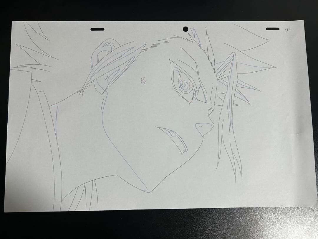 6枚セット 直筆 生原画 ブリーチ 日番谷冬獅郎