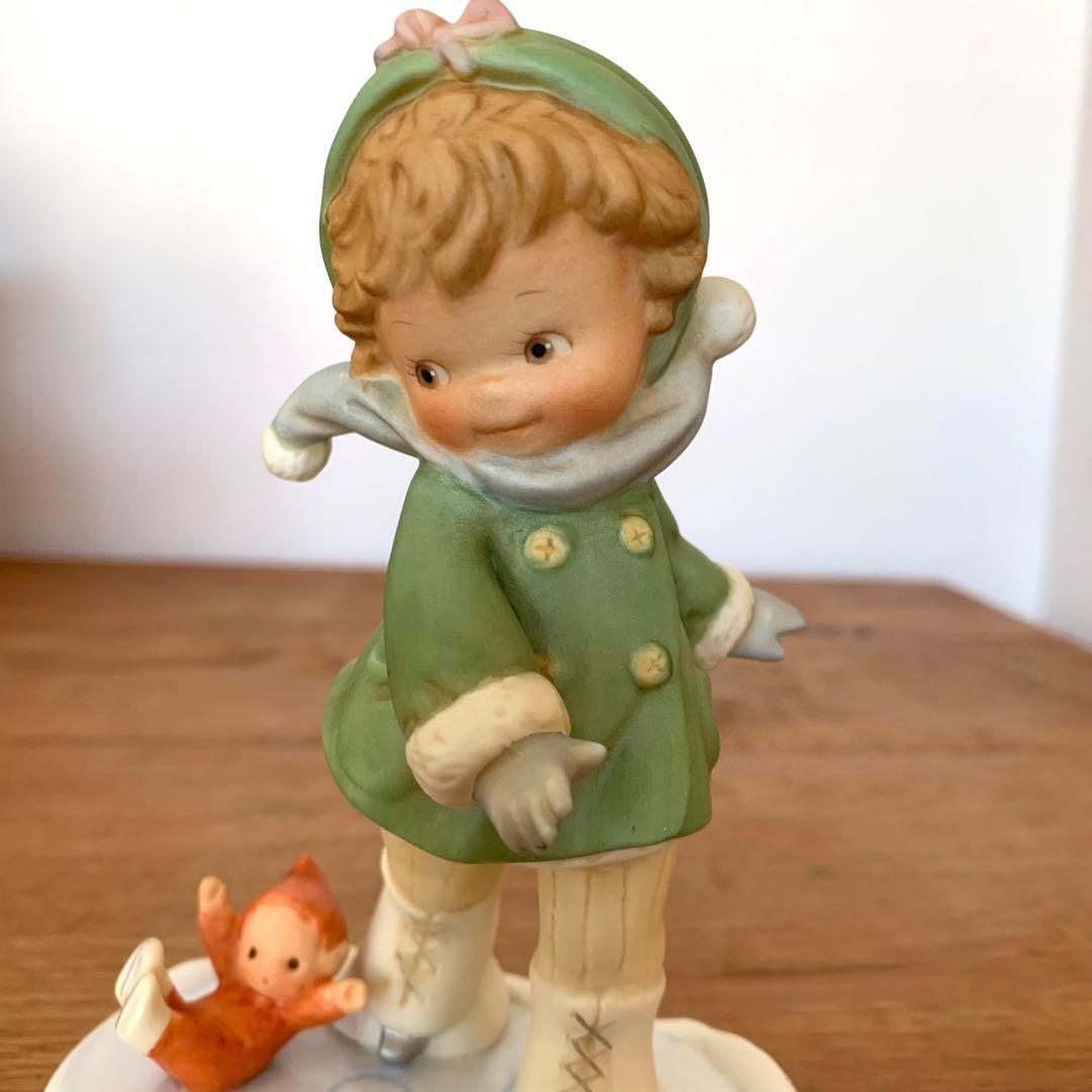 マーベルルーシーアトウェル　陶器人形　一緒にスケートしない？　数量限定