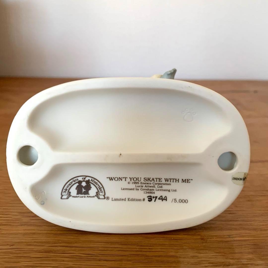 マーベルルーシーアトウェル　陶器人形　一緒にスケートしない？　数量限定