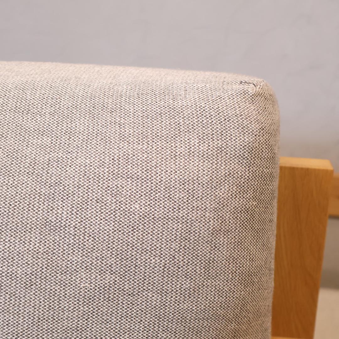 無印良品 MUJI オーク材 フェザー 2シーターソファ 2人掛けソファ