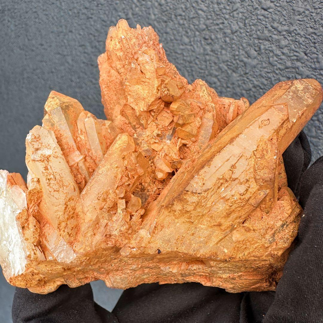 希少 極上❗️ヒマラヤ ゴールデンヒーラー クラスター 水晶癒し天然石A1616