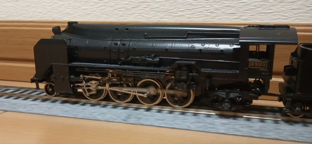 HOゲージ 天賞堂 アダチ Ｄ5123号機全流蒸気機関車、メンテナンス済