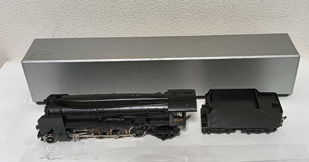 HOゲージ 天賞堂 アダチ Ｄ5123号機全流蒸気機関車、メンテナンス済