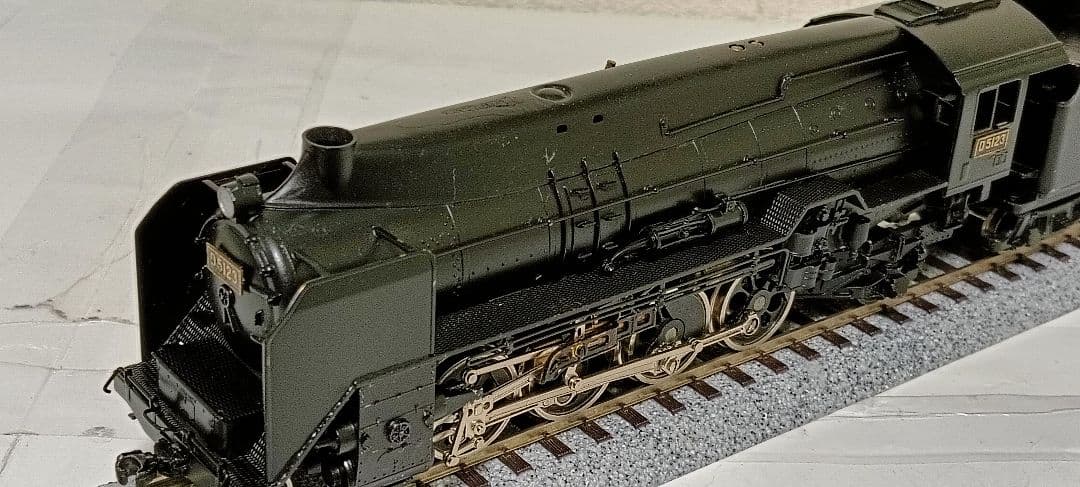 HOゲージ 天賞堂 アダチ Ｄ5123号機全流蒸気機関車、メンテナンス済