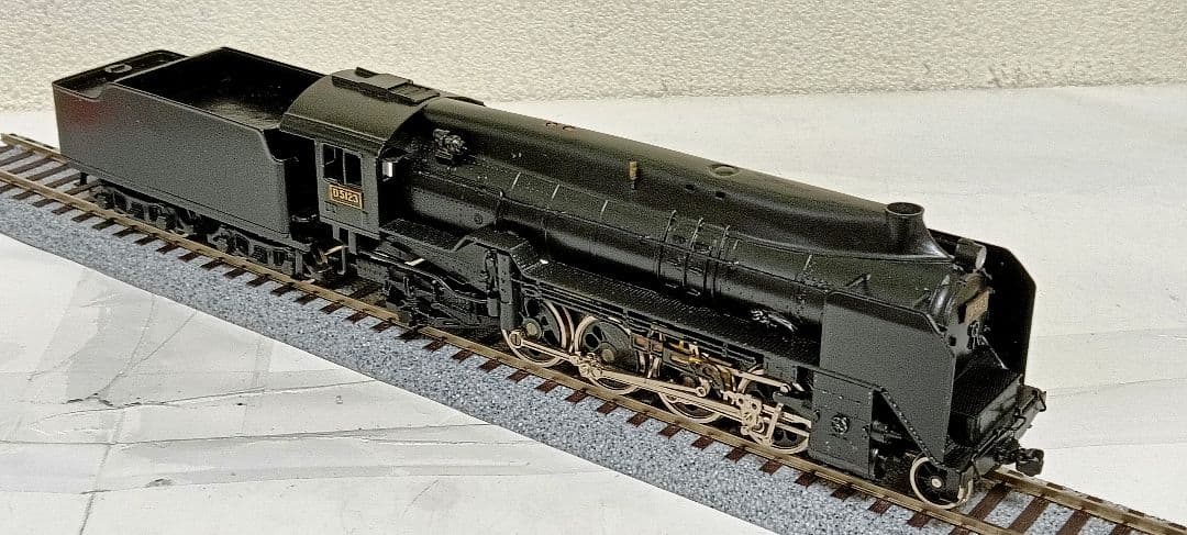HOゲージ 天賞堂 アダチ Ｄ5123号機全流蒸気機関車、メンテナンス済