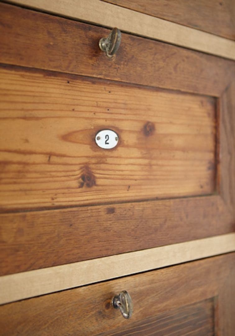 木製 6段チェスト アンティーク オルネドフォイユ