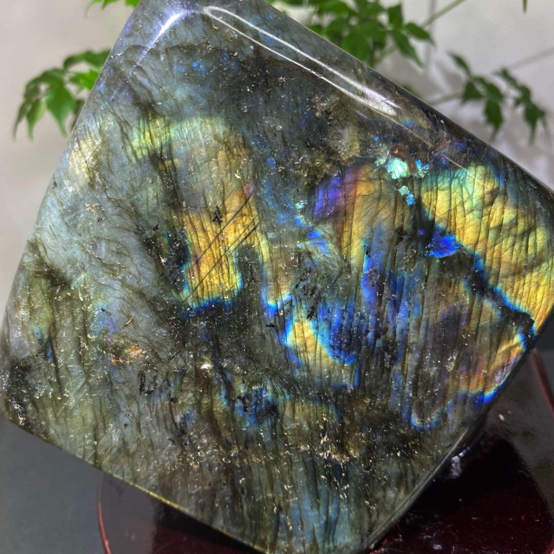 絶品❗巨大❗️ラブラドライト タンブル 天然石 鉱物 置物 原石 天然石A515