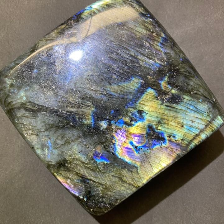 絶品❗巨大❗️ラブラドライト タンブル 天然石 鉱物 置物 原石 天然石A515