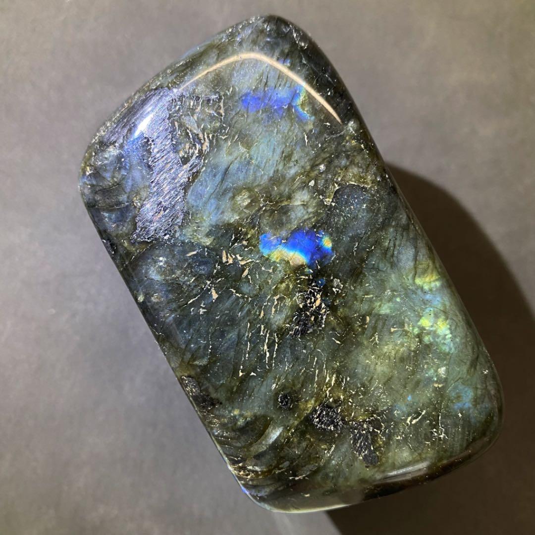 絶品❗巨大❗️ラブラドライト タンブル 天然石 鉱物 置物 原石 天然石A515