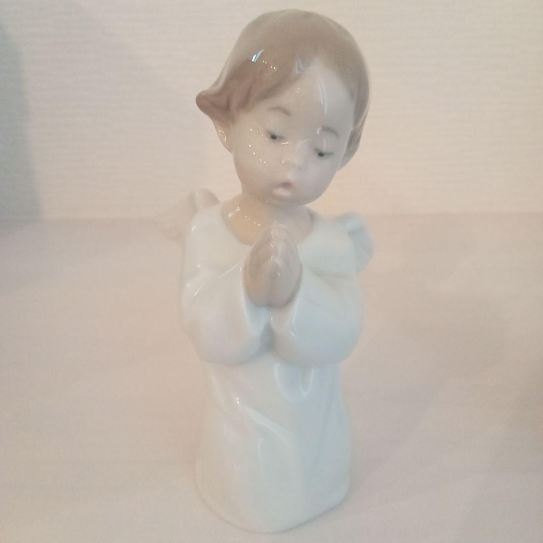 リヤドロ　祈る天使　おまけNAO バイオリン少女