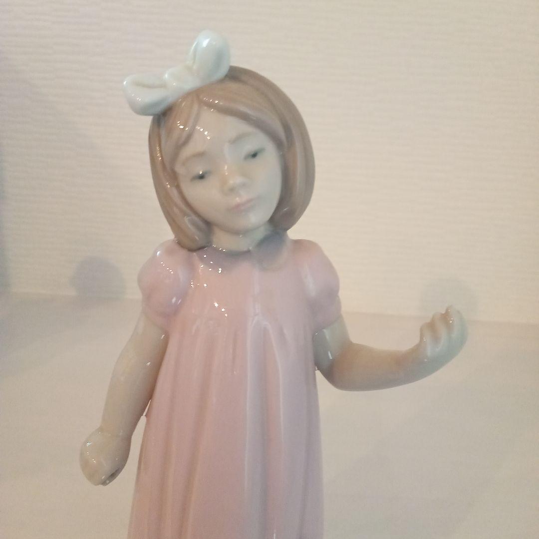 リヤドロ　祈る天使　おまけNAO バイオリン少女